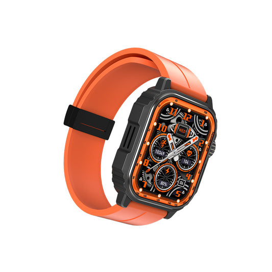 Fashion 2.1" Outdoor Sports Fitness Heart Rate Health Smart Watches Compass Blue Tooth Call NFC Music Waterproof Smartwatch