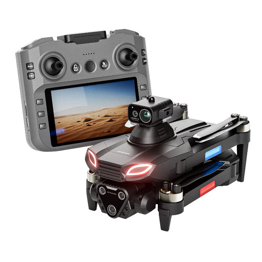 4DRC M7 Drone Brushless Motor 8K 6K 4K HD Profesional WIFI FPV Quadcopter 4.5 Inch Screen Control Obstacle Avoidance RC Drone
