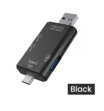6 in 1 Card Reader USB3.0 to Type C Micro USB Universal OTG Adapter Multifunctional adapter SD TF High-speed transmission