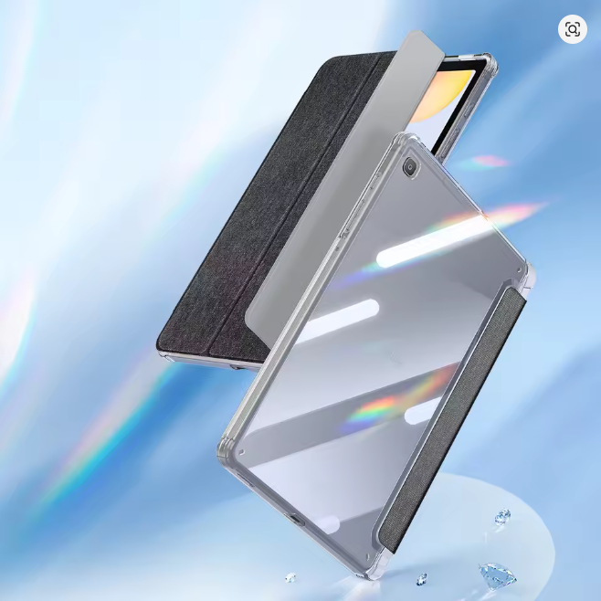 DUX DUCIS   UNID Senior PU leather transparent back cover For iPad