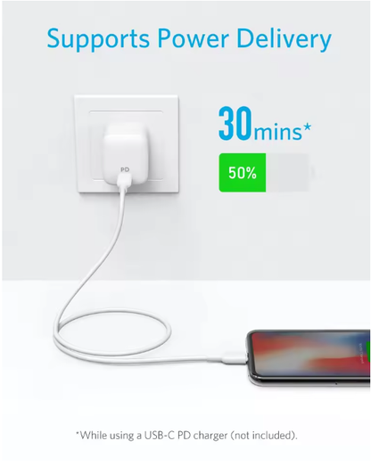 Anker Powerline III Flow Type-C to Lightning Cable certified for iPhone 14/14 Pro/14 Plus/14 Pro Max and More