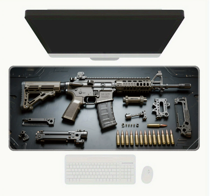 Large Mouse Pad Desk Mat Non Slip Rubber Base Gaming Keyboard And Mouse Stitched Edges For Home And Game