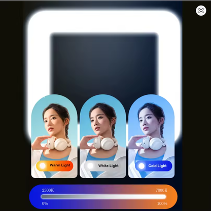 18 inch Ring Light with Tripod Stand Dimmable 64W 2000-7500K Photo Studio Light for Vlog Video Shooting Makeup Selfie Ring Light