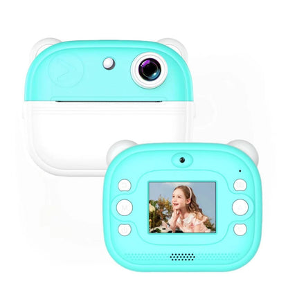 Kids Instant Cameras 2.0 Inch HD IPS Screen Thermal Paper Picture Photo Printing Camera With Lanyard Printer Children Gifts