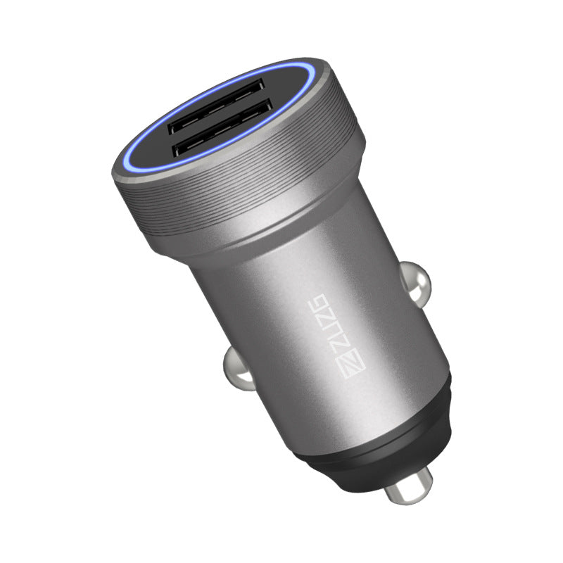 LED Car Charger Type C Fast USB Charger for iPhone 16 17 Car Charging Quick 3.0 Charge Smart Phone PD Charger