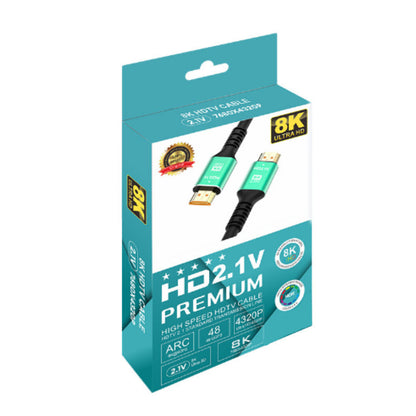 High Definition HDMI Cable 1.5m-2m Black Leather Computer Set Top Box Connection Cable for TV Clear Picture Quality