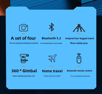1.8 Meter  Selfie Stick Anti- Shake Stabilizer Cloud Platform GOPRO Live Broadcast Floor Stand Four Legs Aluminum Alloy Mult
