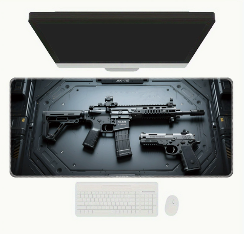 Large Mouse Pad Desk Mat Non Slip Rubber Base Gaming Keyboard And Mouse Stitched Edges For Home And Game