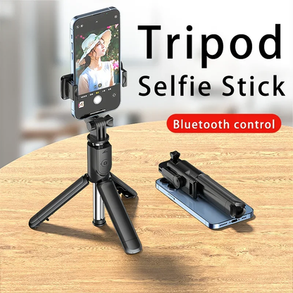 Bluetooth Wireless Selfie Stick Mini Tripod Extendable Monopod Remote Shutter For iPhone Samsung  Phone Holder