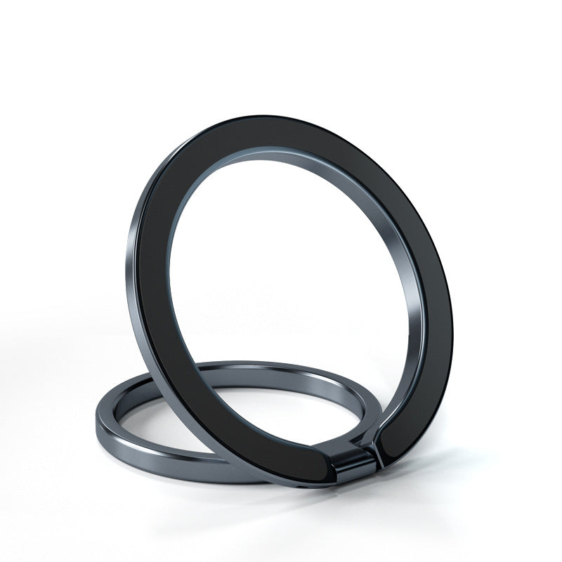 Magnetic Metal Ring Holder For iPhone 360° Rotatable Phone Stand Aluminum Magnet Kickstand Foldable Support Phone Accessories