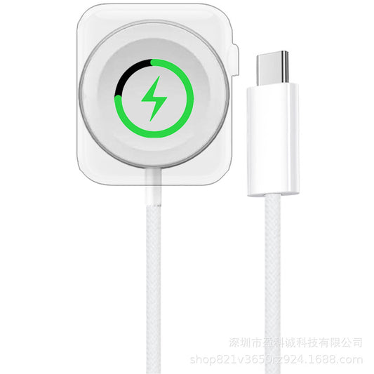 Apple Watch Magnetic Wireless Fast Charger Series 10 9 8 7 6 5 4 3 2 1 Ultra Hermes Edition Portable iWatch Charging Cable