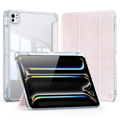 DUX DUCIS   UNID Senior PU leather transparent back cover For iPad