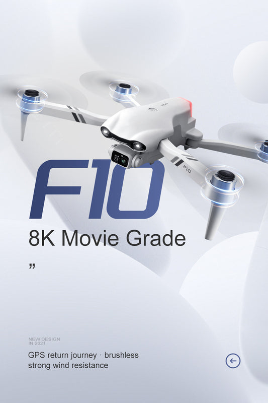 F10 Foldable GPS Drone Aerial Photography Dual Intelligent Positioning Return Home Quadcopter Professional Remote Control Aircraf