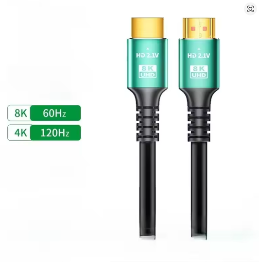 High Definition HDMI Cable 1.5m-2m Black Leather Computer Set Top Box Connection Cable for TV Clear Picture Quality