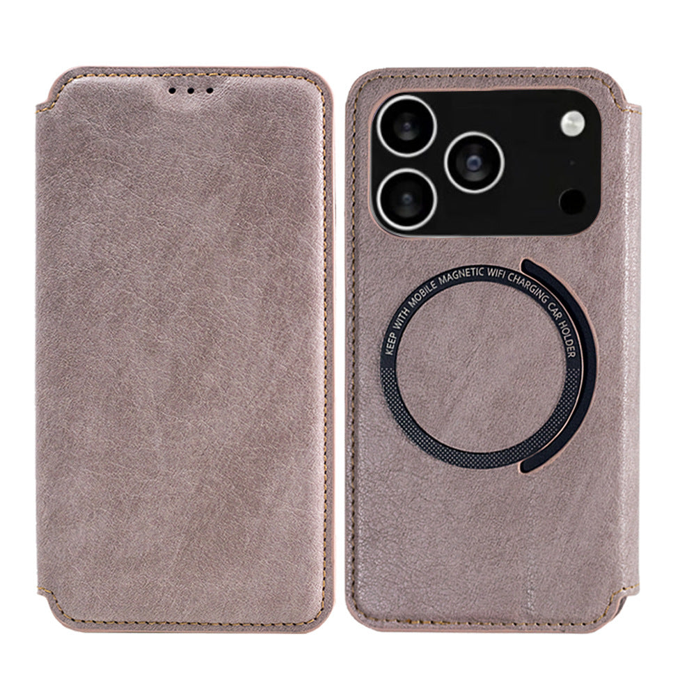 Magsafe Leather Case with card slot, Fully Protective And Shockproof Design
