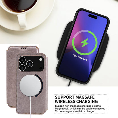 Magsafe Leather Case with card slot, Fully Protective And Shockproof Design