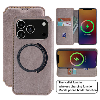 Magsafe Leather Case with card slot, Fully Protective And Shockproof Design
