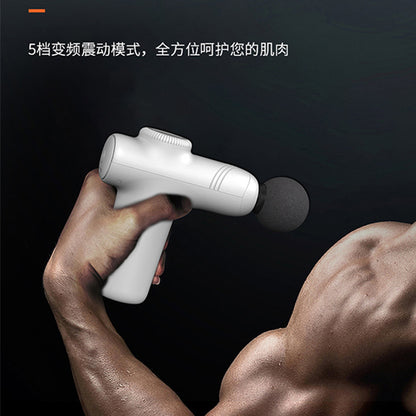 Mini Massage Gun, Powerful Fascial Gun Portable Deep Tissue Percussion Muscle Back Head Massager for Pain Relief