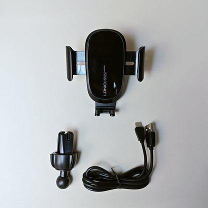 15W car phone holder wireless charging suction cup car holder phone holder automatic locking, firm and not shaking