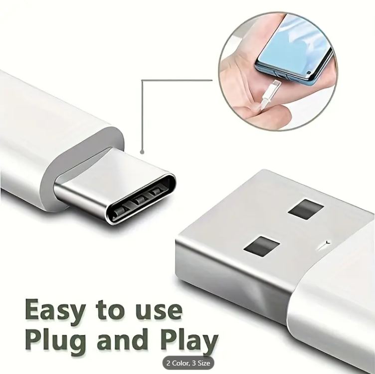 iPhone USB to Type C charging cable