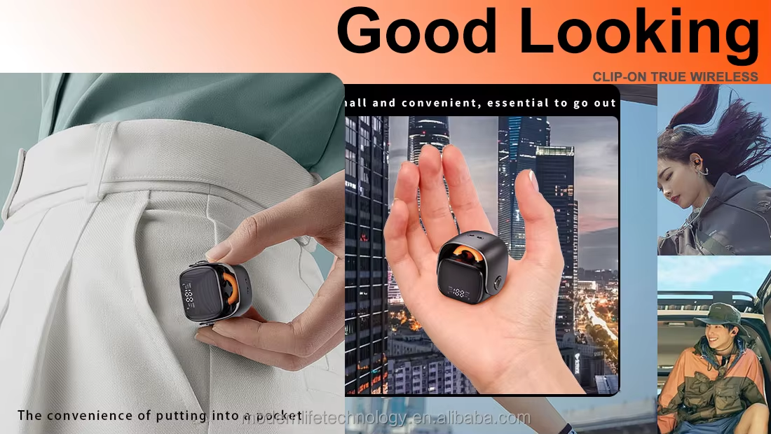 QD-6 TWS Wireless Earphones Airbag Silicone Design Fashion Trend Sports Earbuds With Ear Clamps For Outdoor Running & Fiess