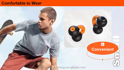 QD-6 TWS Wireless Earphones Airbag Silicone Design Fashion Trend Sports Earbuds With Ear Clamps For Outdoor Running & Fiess