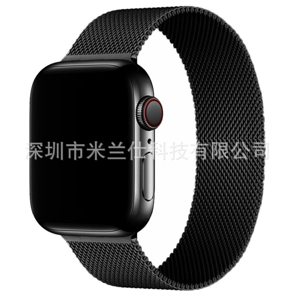Stainless Steel Adjustable Magnetic Clasp Apple Watch Band 42/44/45/46/49mm