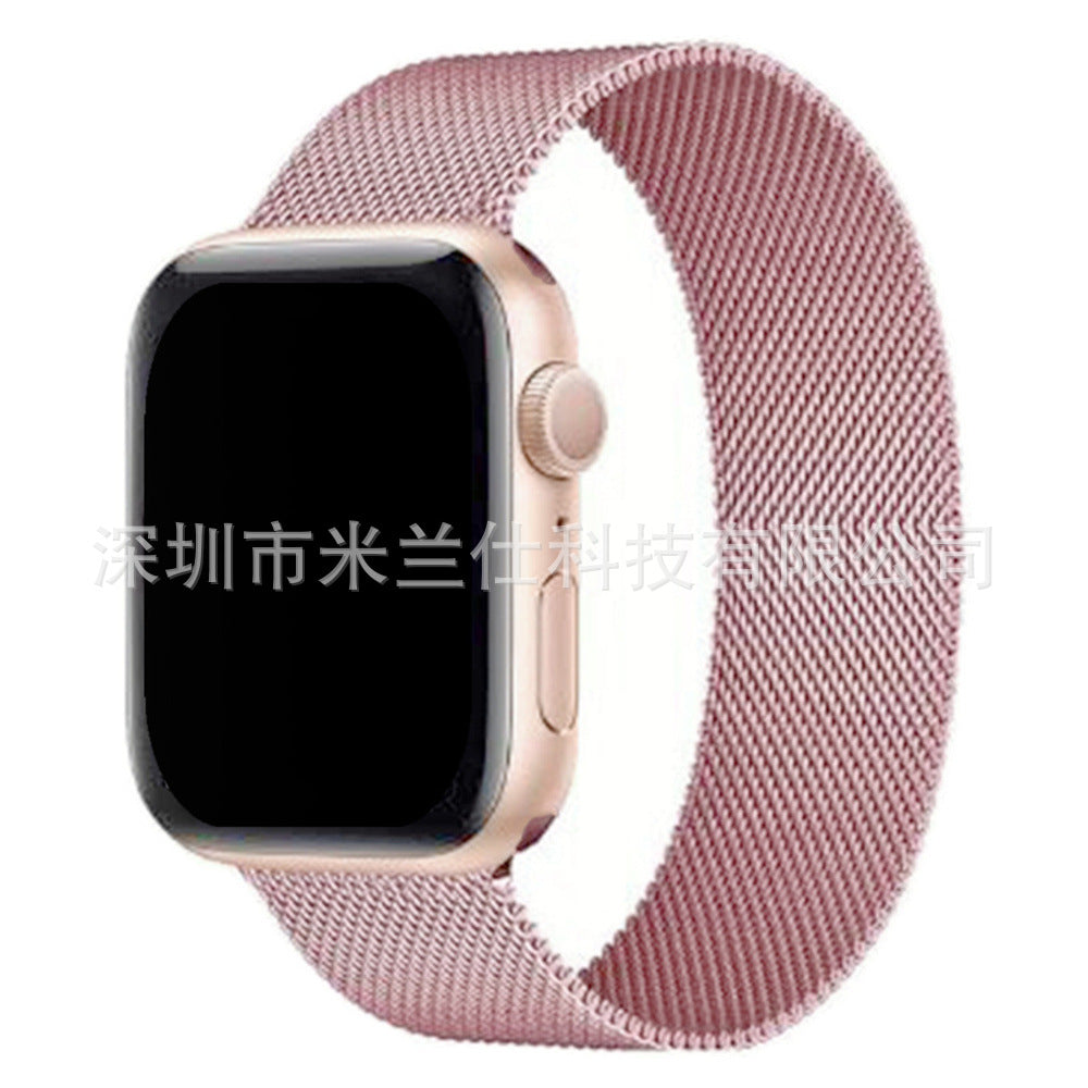 Stainless Steel Adjustable Magnetic Clasp Apple Watch Band 42/44/45/46/49mm