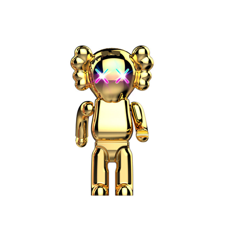 Trendy Cartoon Bear Bluetooth Speaker, Powerful Desktop Wireless Speaker with Deep Bass & Stylish Design