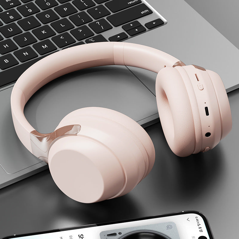 WH100 New Bluetooth Headset Music Active Noise Reduction Overhead Wearing Cross-Border Explosive Consumer Electronics Headphones