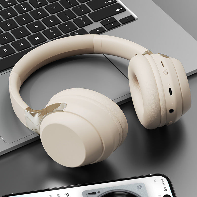WH100 New Bluetooth Headset Music Active Noise Reduction Overhead Wearing Cross-Border Explosive Consumer Electronics Headphones
