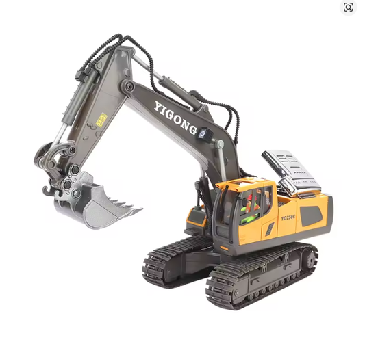 Wireless Remote Control Alloy Engineering Vehicle Excavator Bulldozer Dump Truck Loader Children's Toy