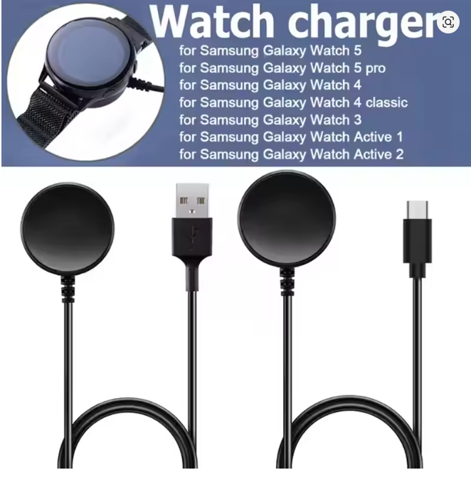 Type c Smart Watch Chargers Magnetic Cable Portable Wireless Charger for samsung galaxy Watch 3