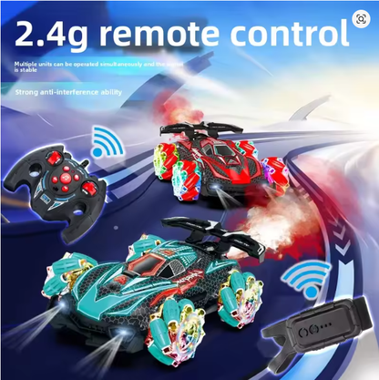 Remote Control Stunt Car Fog Spray Drift Gesture Sensing Children's Toy Race Car Plastic Material from Mainland China