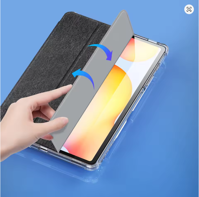 DUX DUCIS   UNID Senior PU leather transparent back cover For iPad