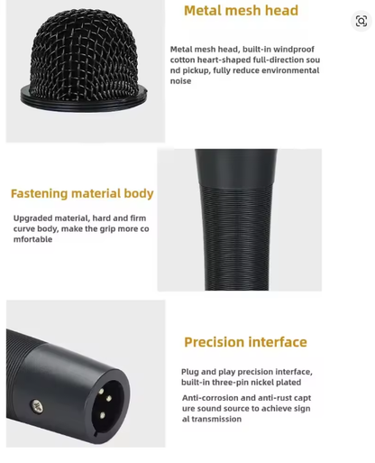 3.5mm Condenser Microphone,Wire Handheld Condenser Microphone For Sound Card, Live Streaming, Podcast,Recording