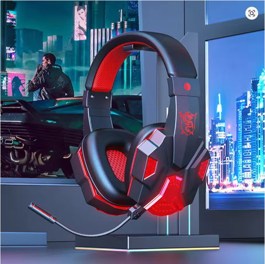 SY-T830 Bluetooth-compatibl5.1 Gaming Headset Gamer Wireless Headphone With Noise Cancelling Microphone Wired Earphone For Phone