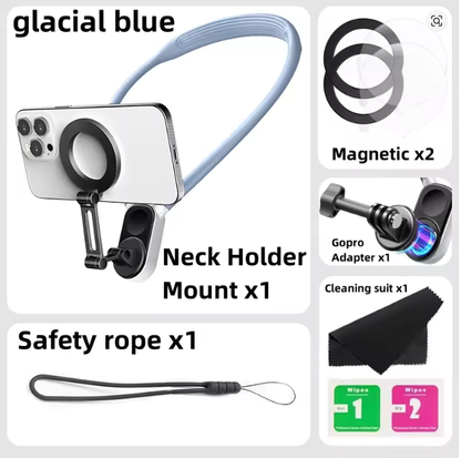 Magnetic Neck Holder Mount Necklace POV for Mobile Phones and GoPro