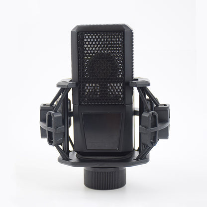 Condenser Microphone with Stand Shockproof Full Set of Voice Network Large Diaphragm Microphone