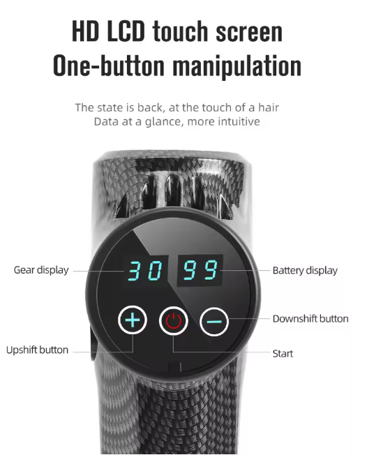 Deep Tissue Muscle Massage Gun 16.8V BRUSHLESS Body Shoulder Neck Massager Exercising Athletes Relaxation Slimming Pain Relief