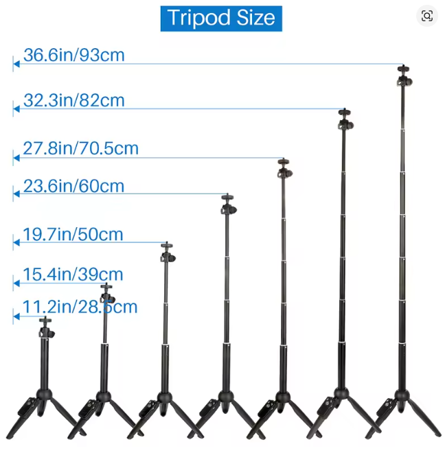 YUNTENG YT-9928 Mini Foldable 3 in 1 Selfie Stick Tripod Monopod Bluetooth Remote for phone  Gopro Hero