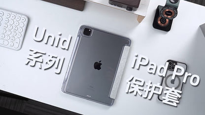 DUX DUCIS   UNID Senior PU leather transparent back cover For iPad