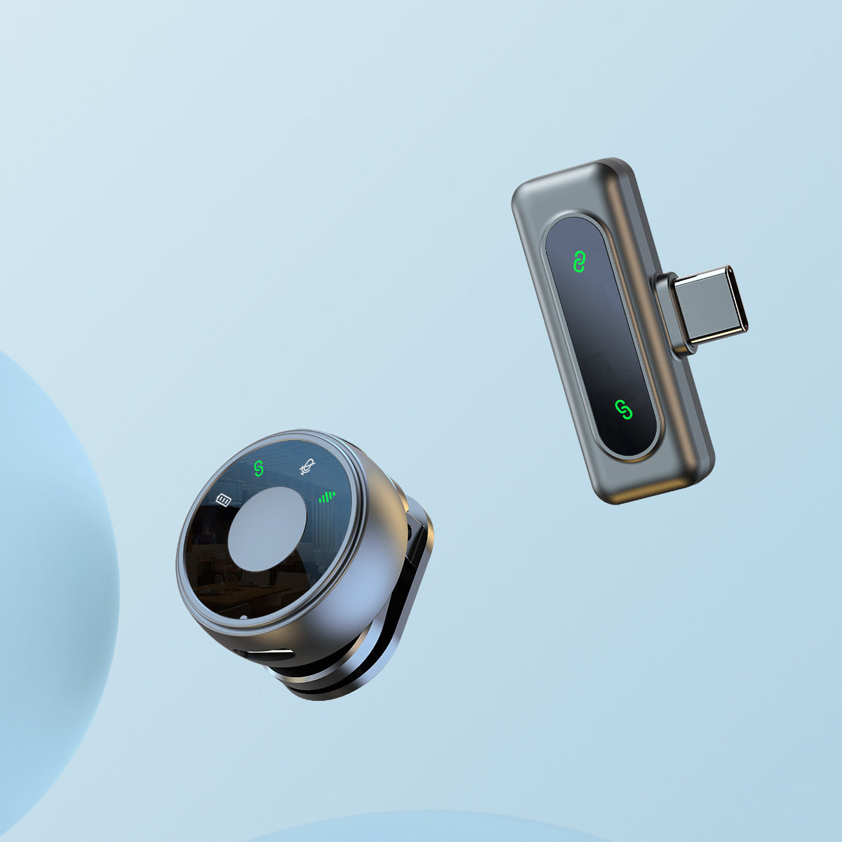 J8 wireless lavalier microphone with large capacity long endurance noise reduction magnetic clip invisible small microphone