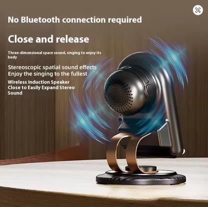 Induction Speaker Phone Holder Multi-functional Wireless Induction Audio Phone Holder