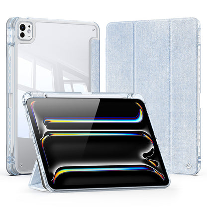 DUX DUCIS   UNID Senior PU leather transparent back cover For iPad