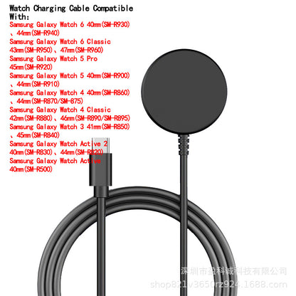 Type c Smart Watch Chargers Magnetic Cable Portable Wireless Charger for samsung galaxy Watch 3